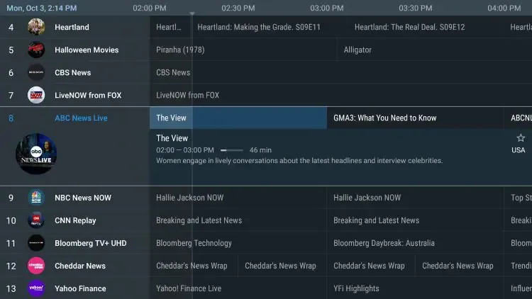 TiviMate EPG settings panel with playlist refresh interval and playback engine options, the configuration step for TiviMate IPTV in Canada